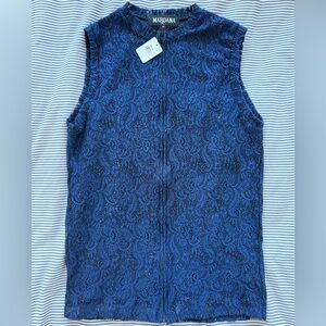 Mardana NY Men’s Navy Lace Muscle Tee